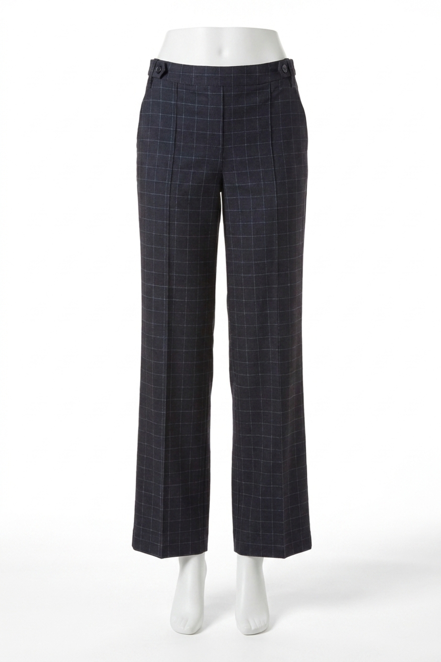 NEW LYSSE women's zaina ponte trouser in navy